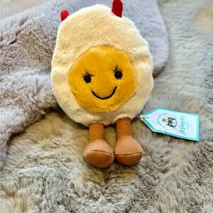 Jellycat Amuseable Devilled Egg Rare Retired and highly sought after